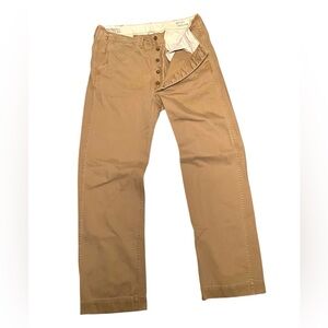 RRL Supply Company Pants Mens 34x34 Twill Button Fly Utility Workwear